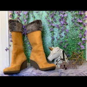 Timberland Boots with Wedge Heel